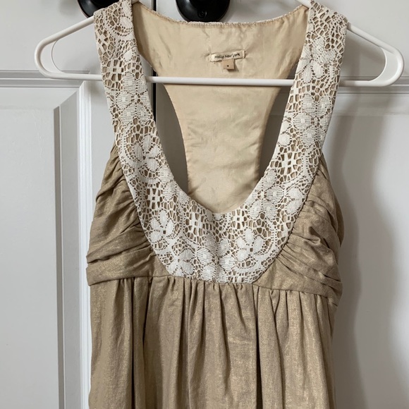 Molly New York Sweet Olive Shift Dress - Picture 2 of 3